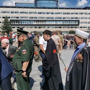 Митинг, посвященный Дню ветеранов боевых действий - Региональное духовное управление мусульман свердловской области, Екатеринбург